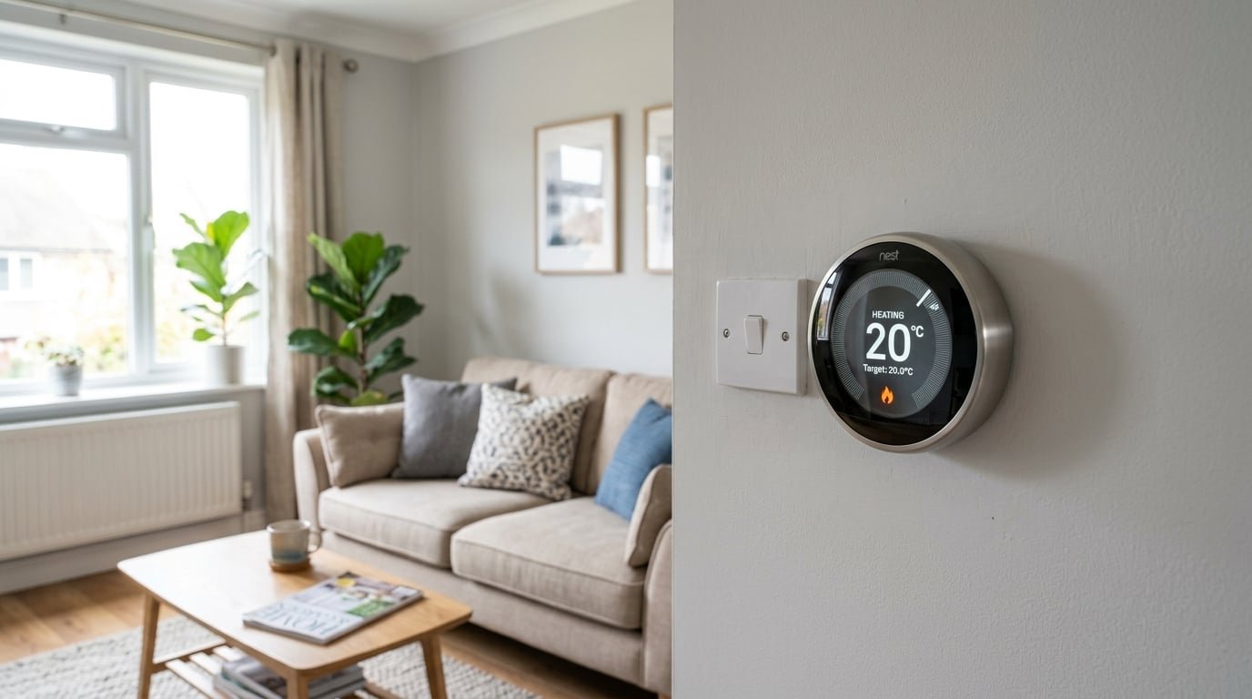 Smart thermostat energy saving tips Sutton Coldfield home heating controls